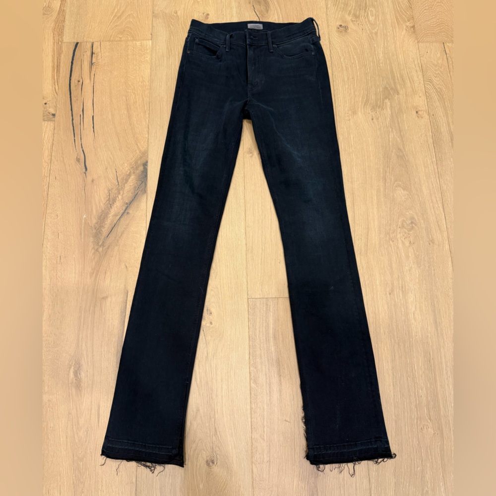 NEW Mother Rascal Slit Undone Hem Jeans - size 27 - Picture 3 of 8